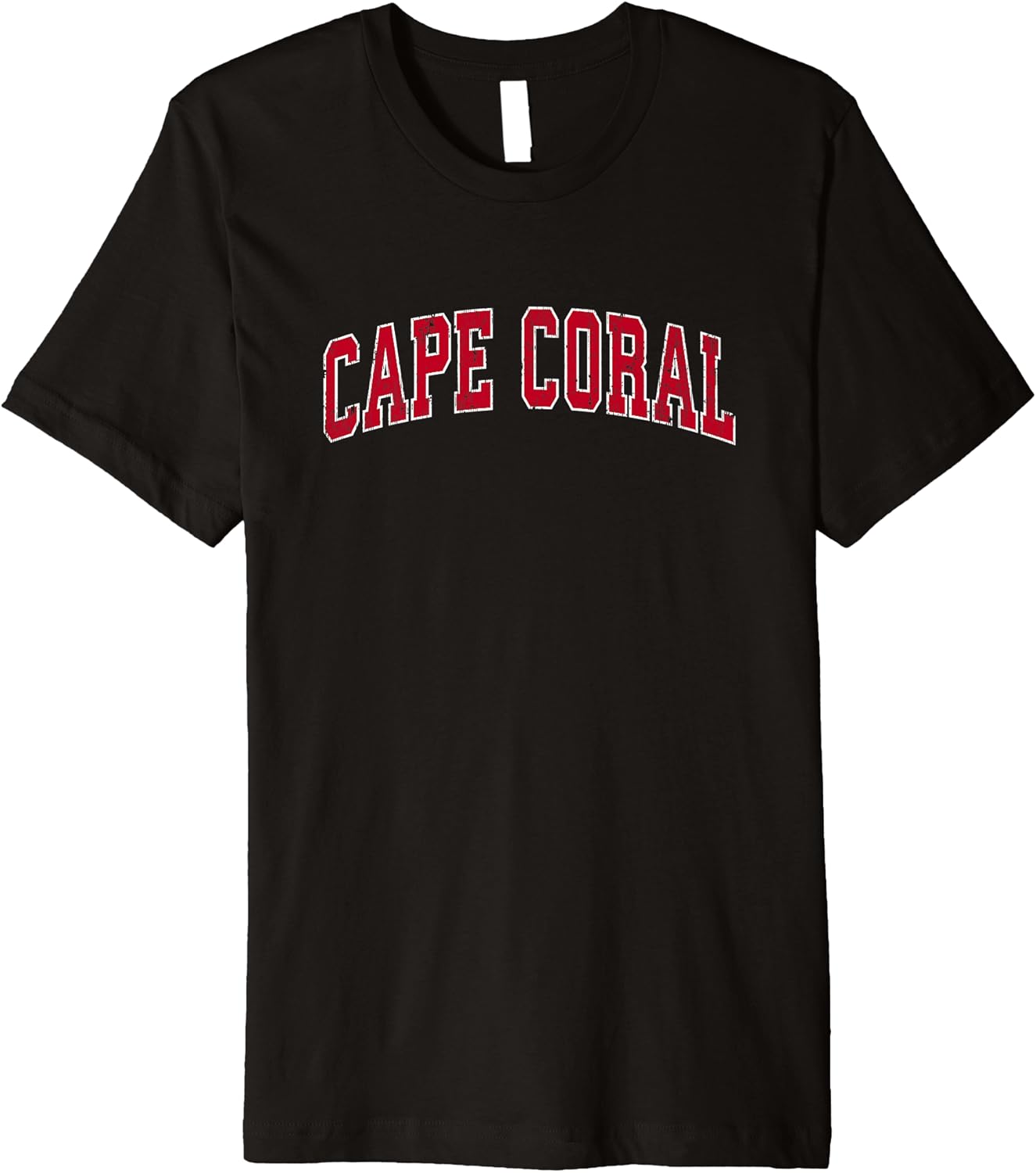 Cape Coral Florida FL Vintage Sports Design Red Design